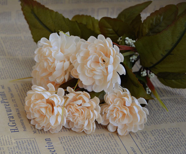 hoa vải cao cấp, hoa cúc hà lan 